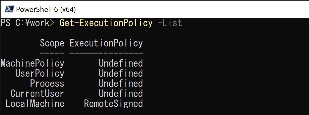 Get-ExecutionPolicy -List